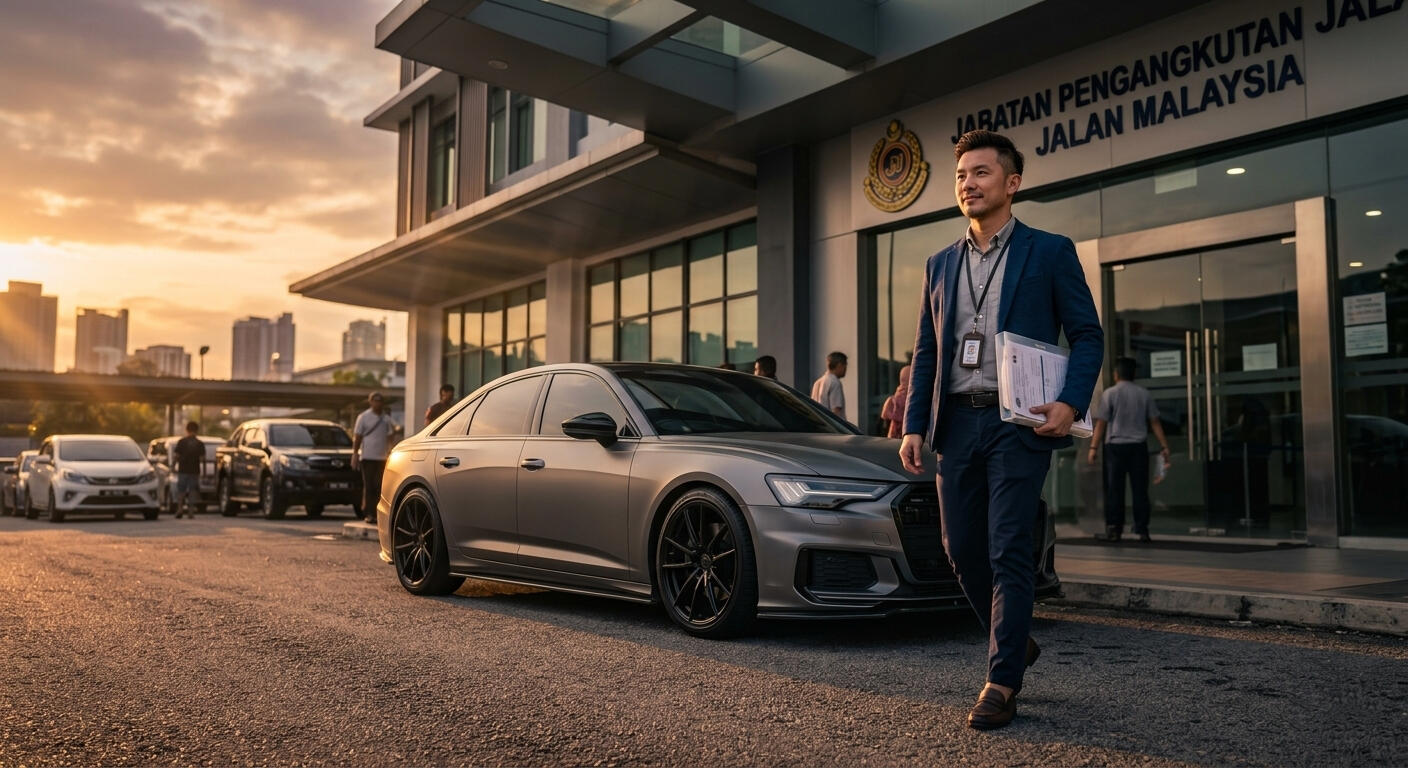 处理马来西亚公司注销车辆转名、股权变动过户。精通 JPJ 与 PUSPAKOM 流程，高效合规，老板无需到场。